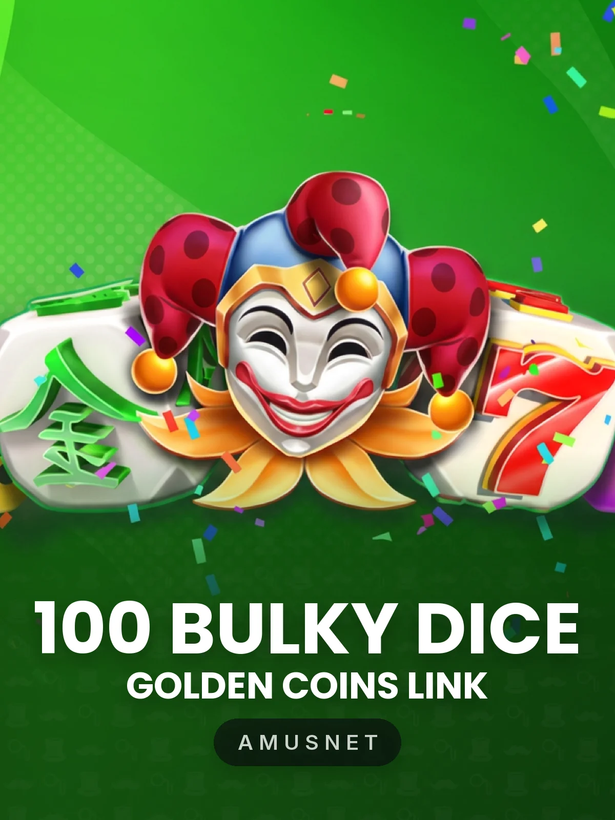100 Bulky Dice Golden Coins Link