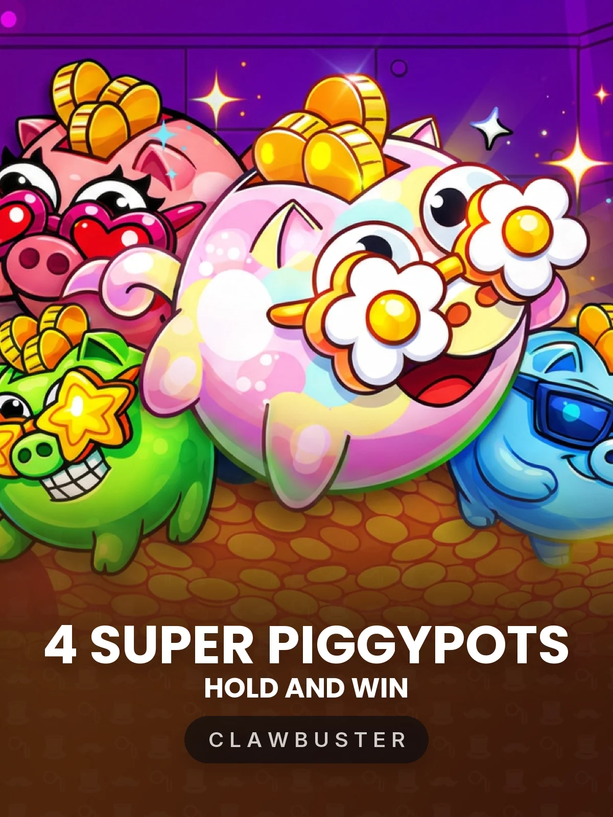 4 Super Piggypots: Hold and Win