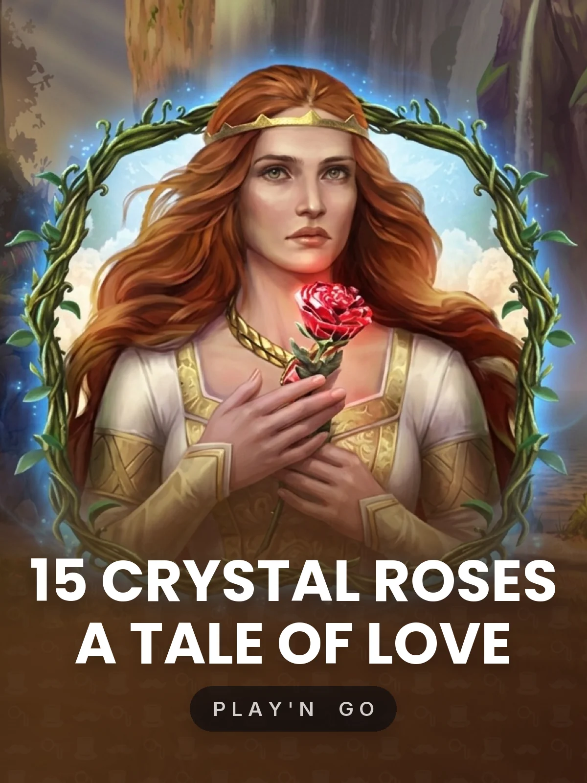 15 Crystal Roses A Tale of Love